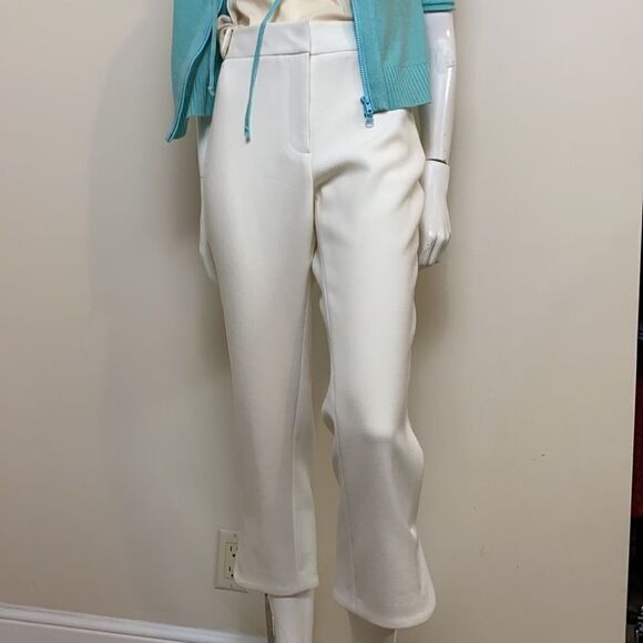 Rachel Roy Pants 12 Signature Cropped Ivory Pants - Picture 1 of 12